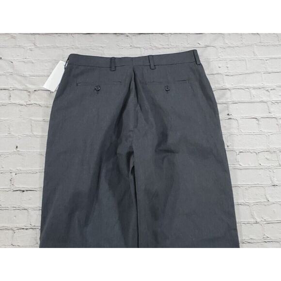 Alan Flusser Golf Pants Flat Front Gray MENS SIZE 32X32 - Picture 4 of 8